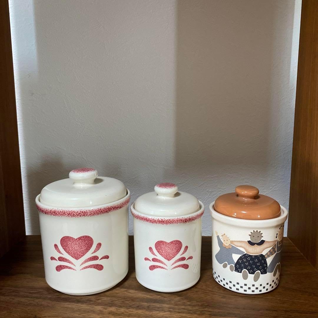 imane イマン スミレ キャニスター 3点セット SML 陶器 imane イマン