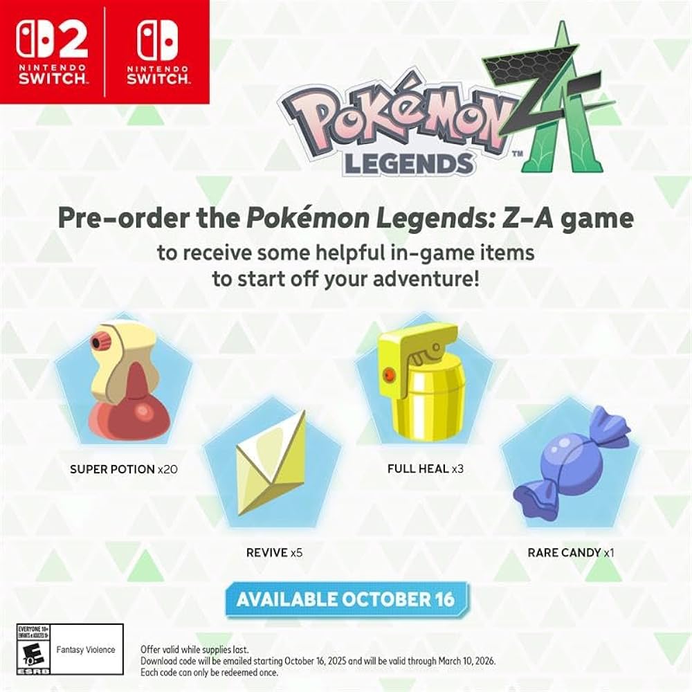 Amazon.co.jp: Pokemon Legends: Z-A (輸入版:北米) – Switch : ゲーム
