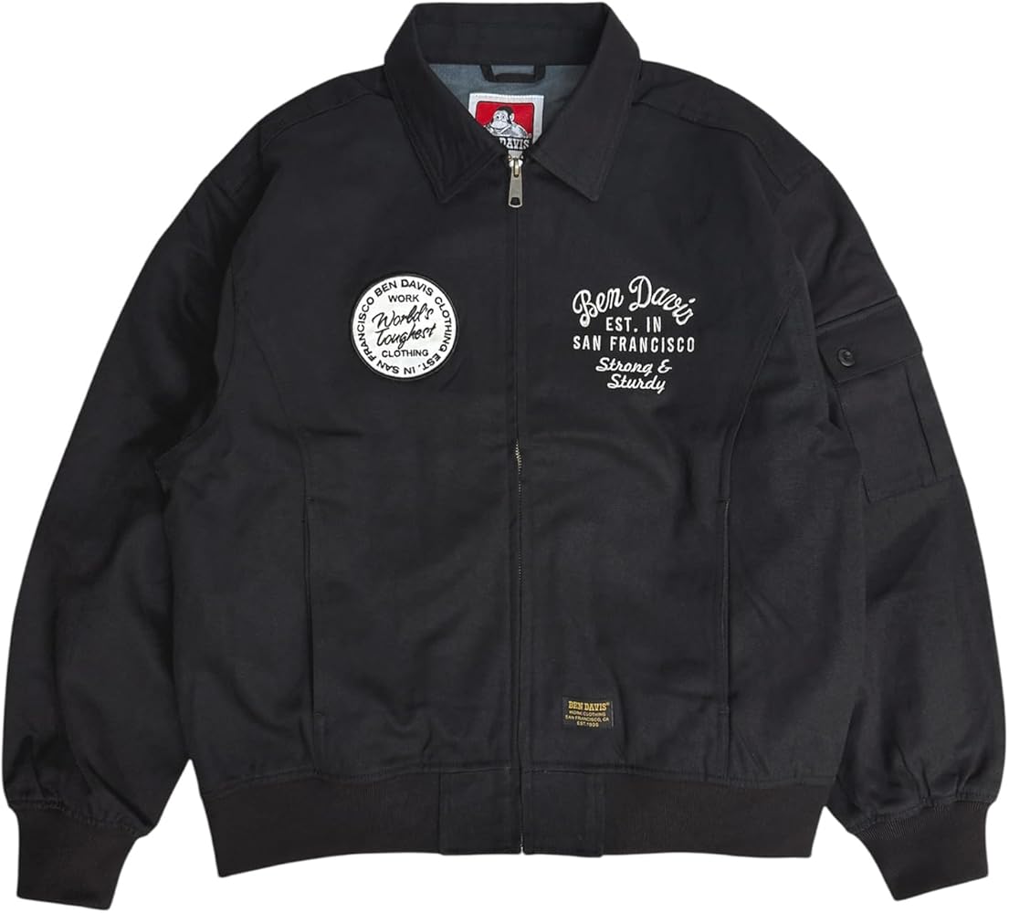 Amazon | BEN DAVIS ワークジャケット ベンデイビス ワッペン 刺繍