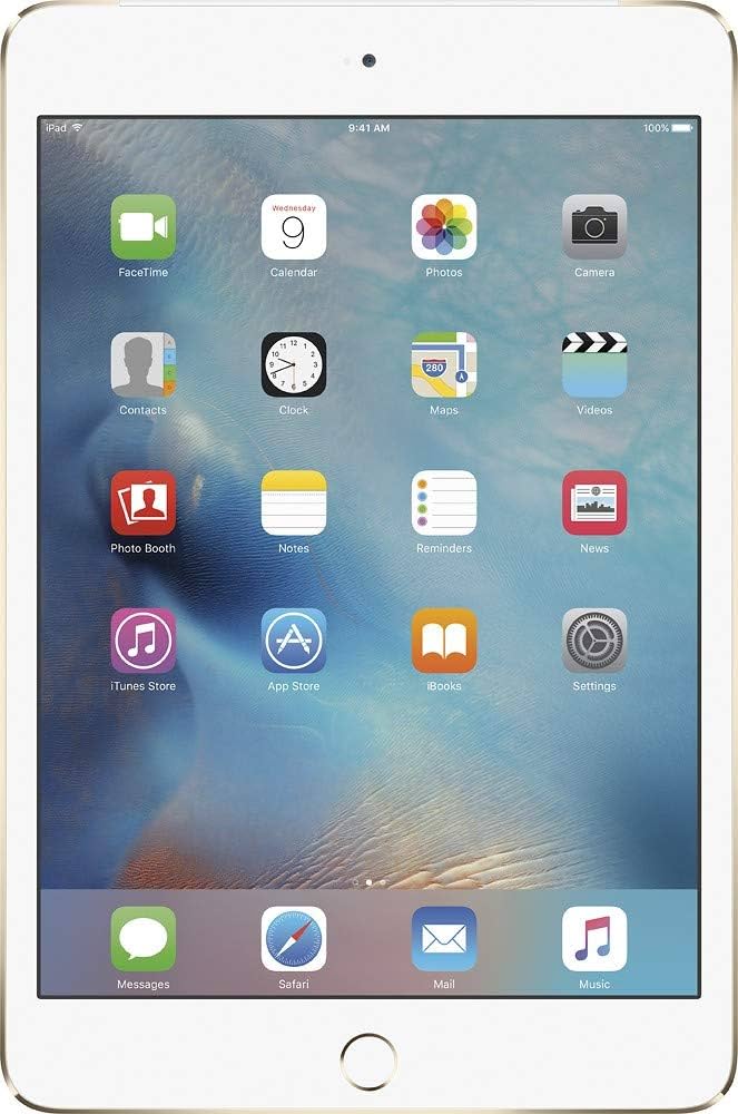 Apple iPad Mini 4 (recondicionado), Dourado, 16GB WiFi + Cellular
