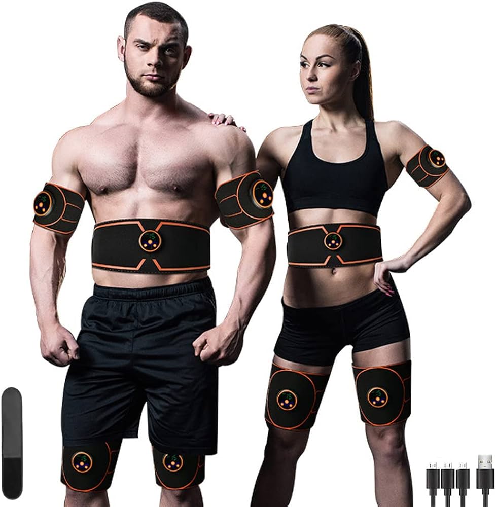 Amazon.co.jp: 腹筋ベルト EMSトレーニングデバイス 腹筋トレーナー 筋