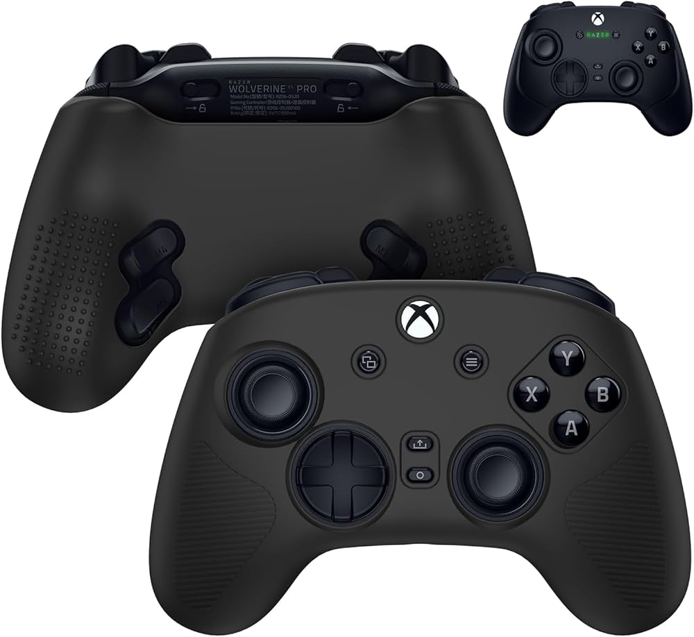 Amazon.com: Silicone Grip Skin for Razer Wolverine V3 Gaming