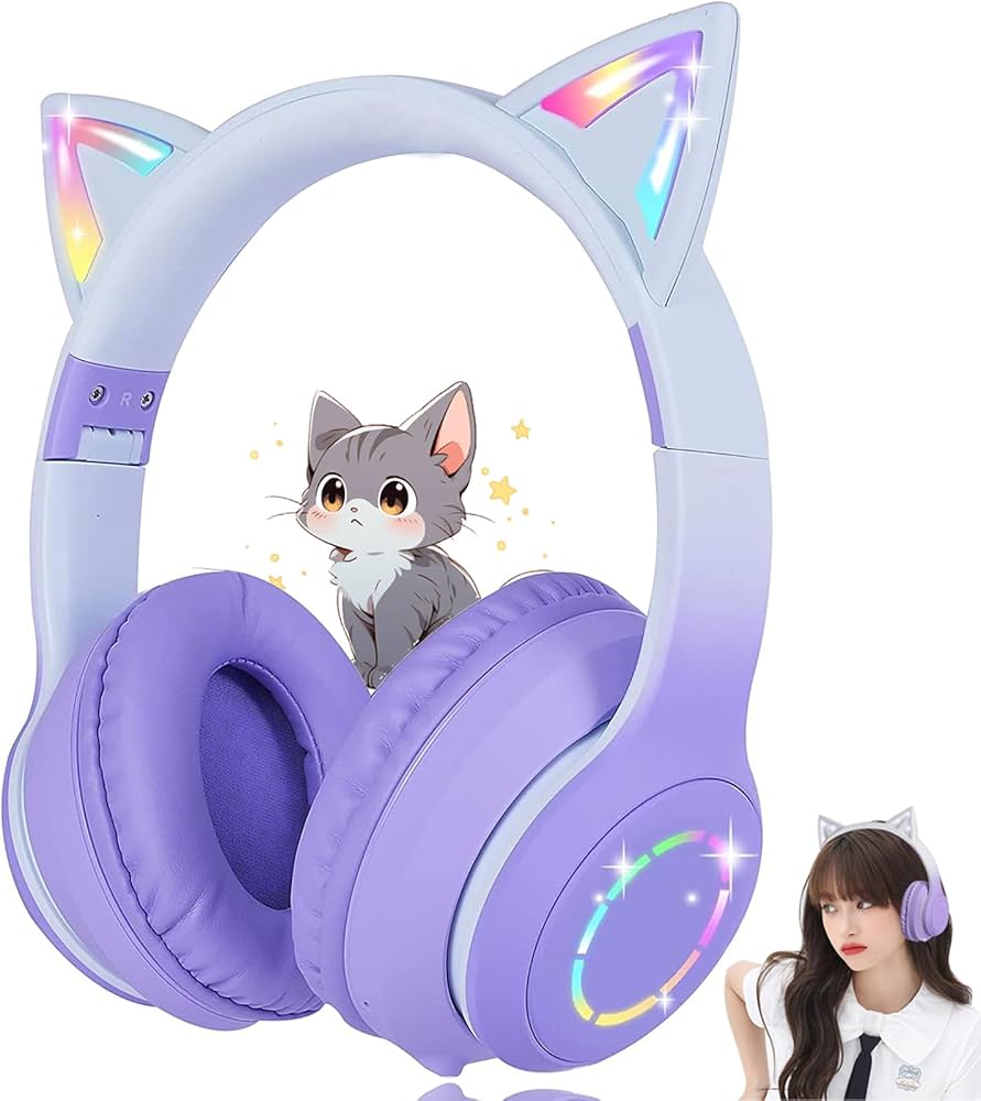 Amazon.co.jp: 猫耳ヘッドホン ねこみみ ヘッドホン bluetooth 5.1
