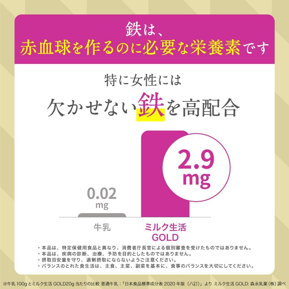 Amazon.co.jp: 【森永乳業 公式】ミルク生活 GOLD [ 大人向け粉ミルク