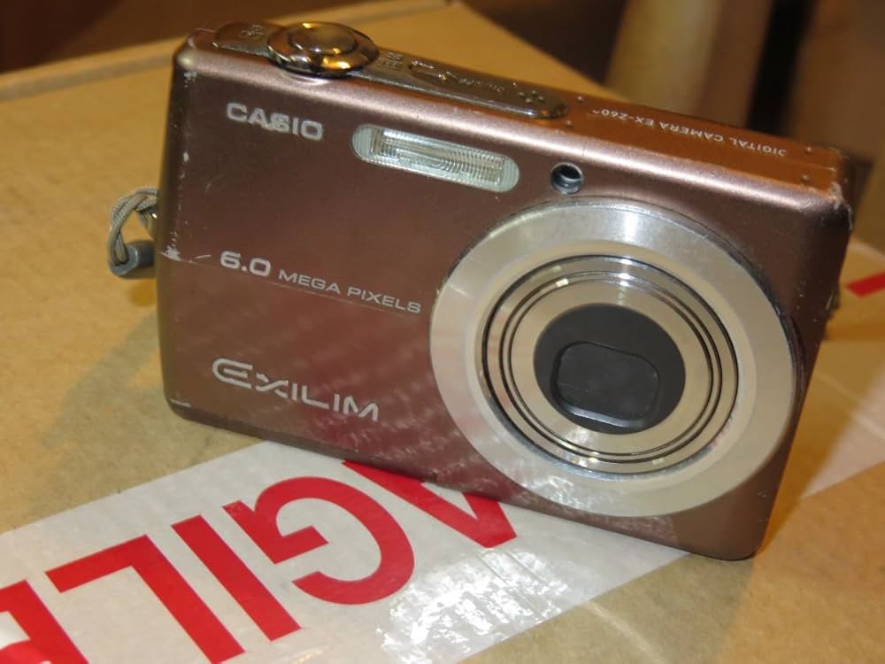 Amazon.co.jp: CASIO EXILIM ZOOM EX-Z600 Digital Camera, Brown