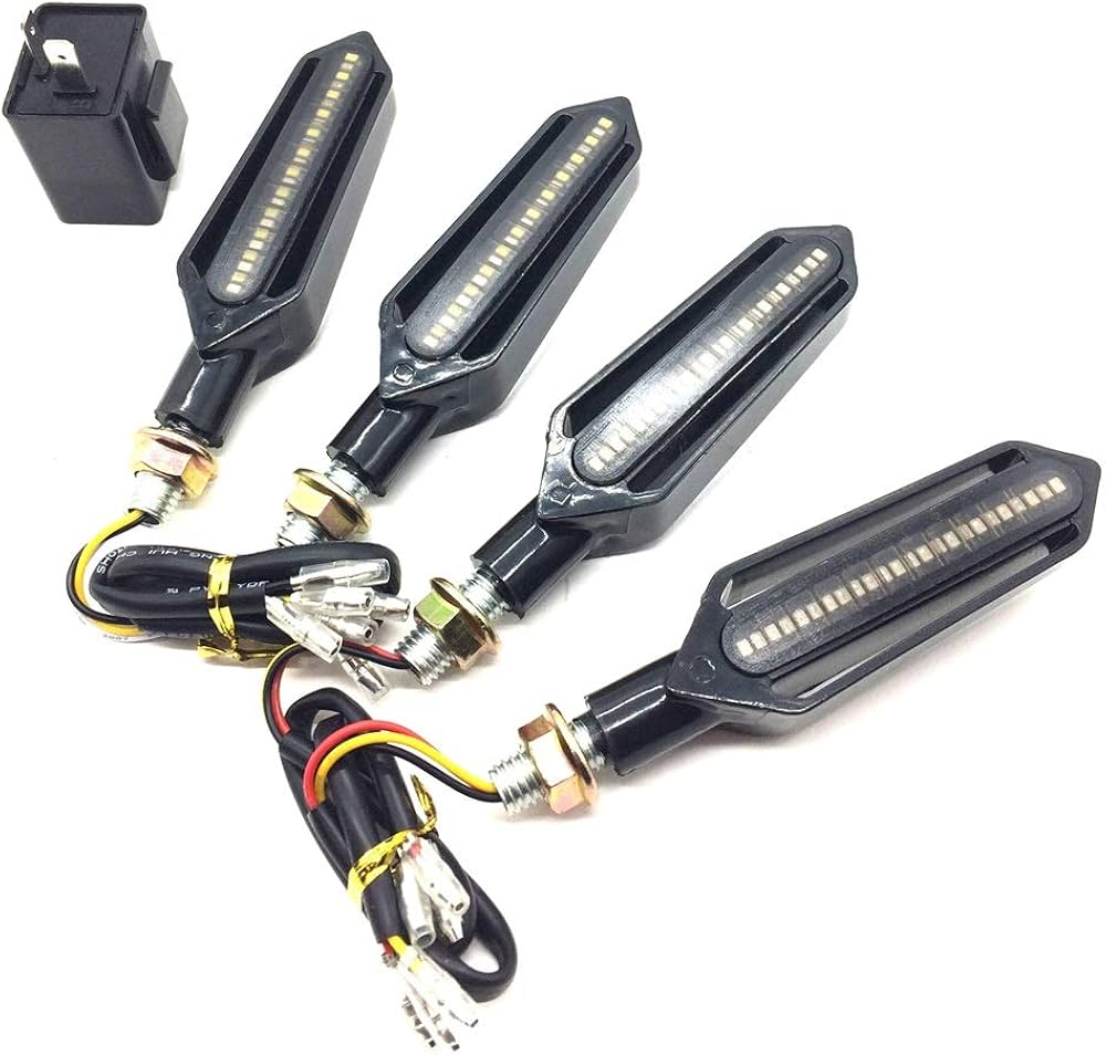 Amazon | バイク用 12V LED シーケンシャル ウインカー 流れる