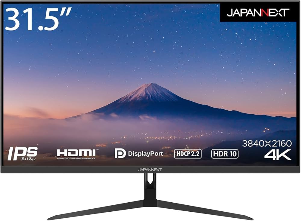 Amazon.co.jp: JAPANNEXT 31.5インチ モニター 4K UHD 3840x2160解像度
