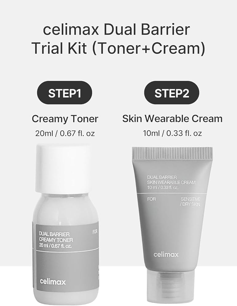 Amazon.com: celimax Dual Barrier Trial Kit Travel Size, Gift Set