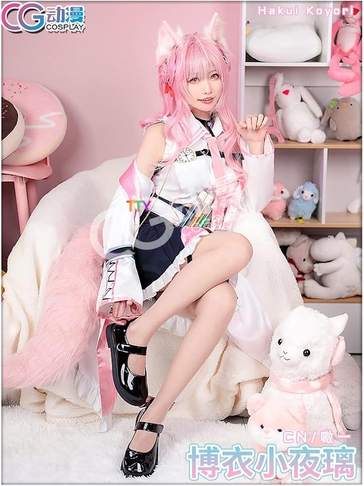 Amazon.co.jp: [TTY] VTuber 博衣こよりコスプレ衣装 ＋ウィッグ＋ 靴