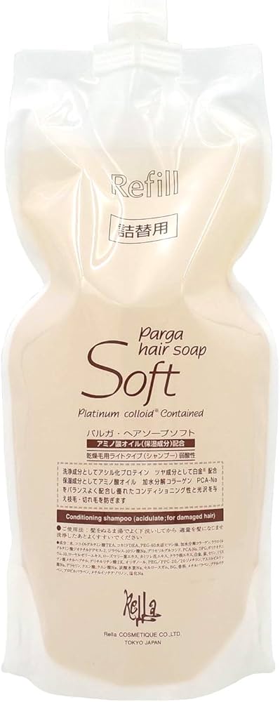 Amazon.co.jp: Parga Hair Soap Soft Amino Acid Shampoo Refill, 33.8