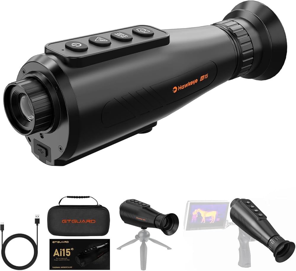 Amazon | XYTEC Ai15 サーマル単眼鏡 [AI超解像] サーマルイメージング