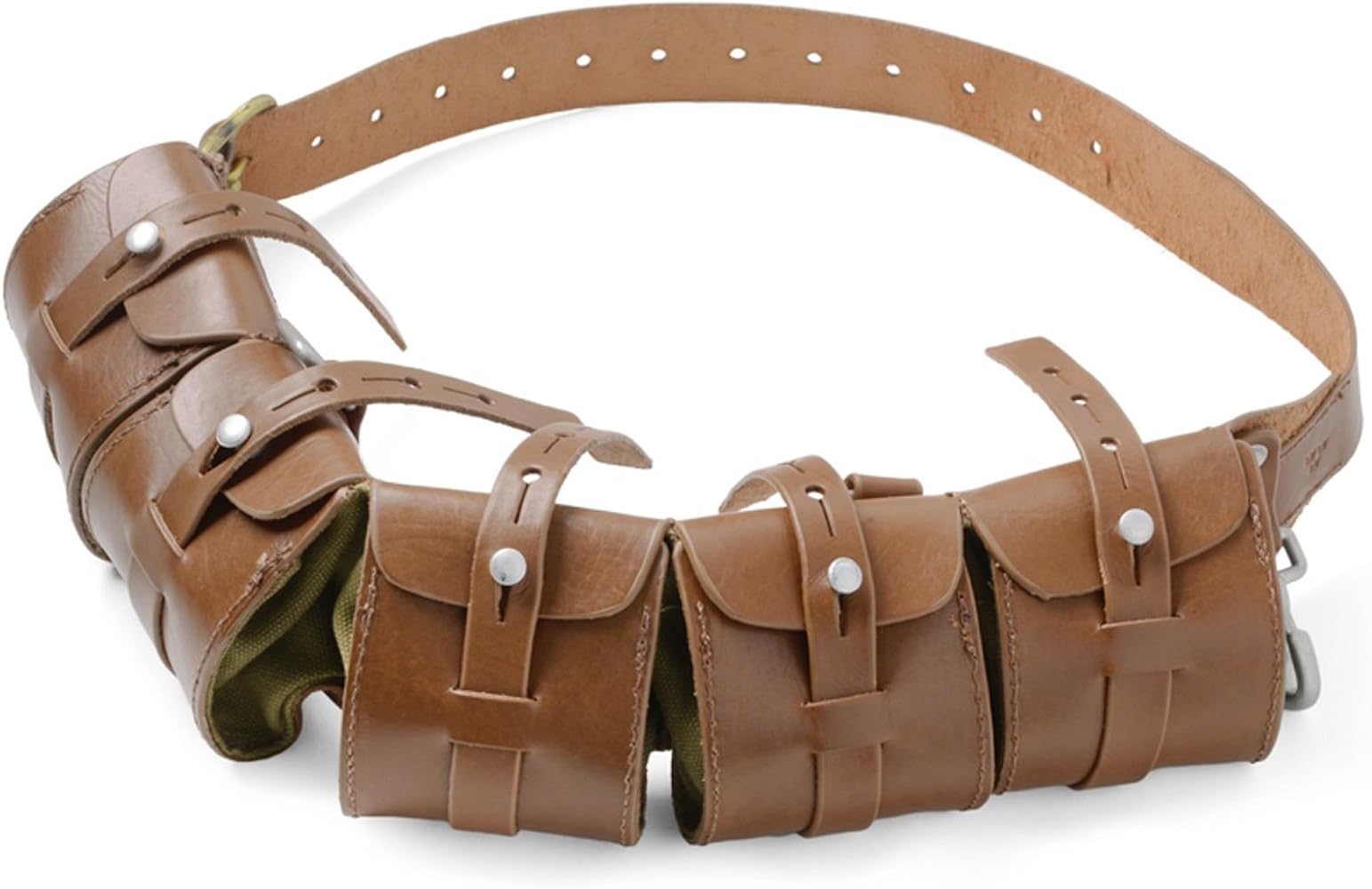 Amazon | スウェーデン軍 5ポケット レザー バンダリアポーチ 後期型