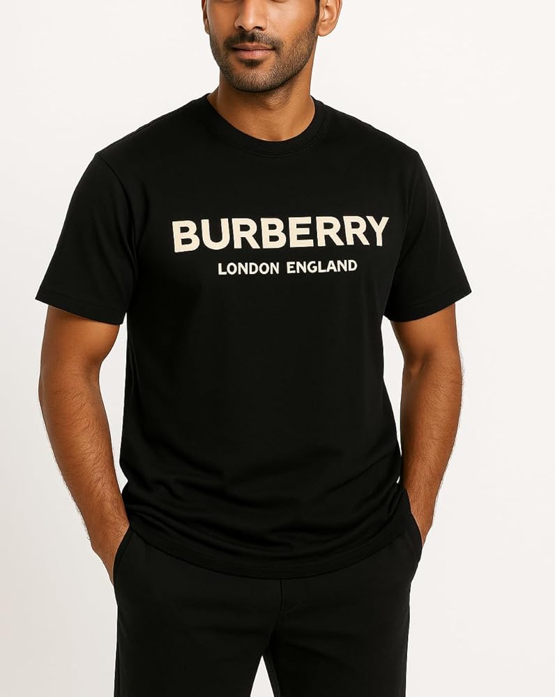 Amazon | [BURBERRY] バーバリー ELLISON PRT ロゴ Tシャツ 半袖