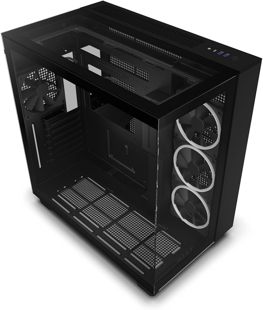 Amazon | NZXT H9 Elite 2層構造ミドルタワーPCケース 強化ガラス
