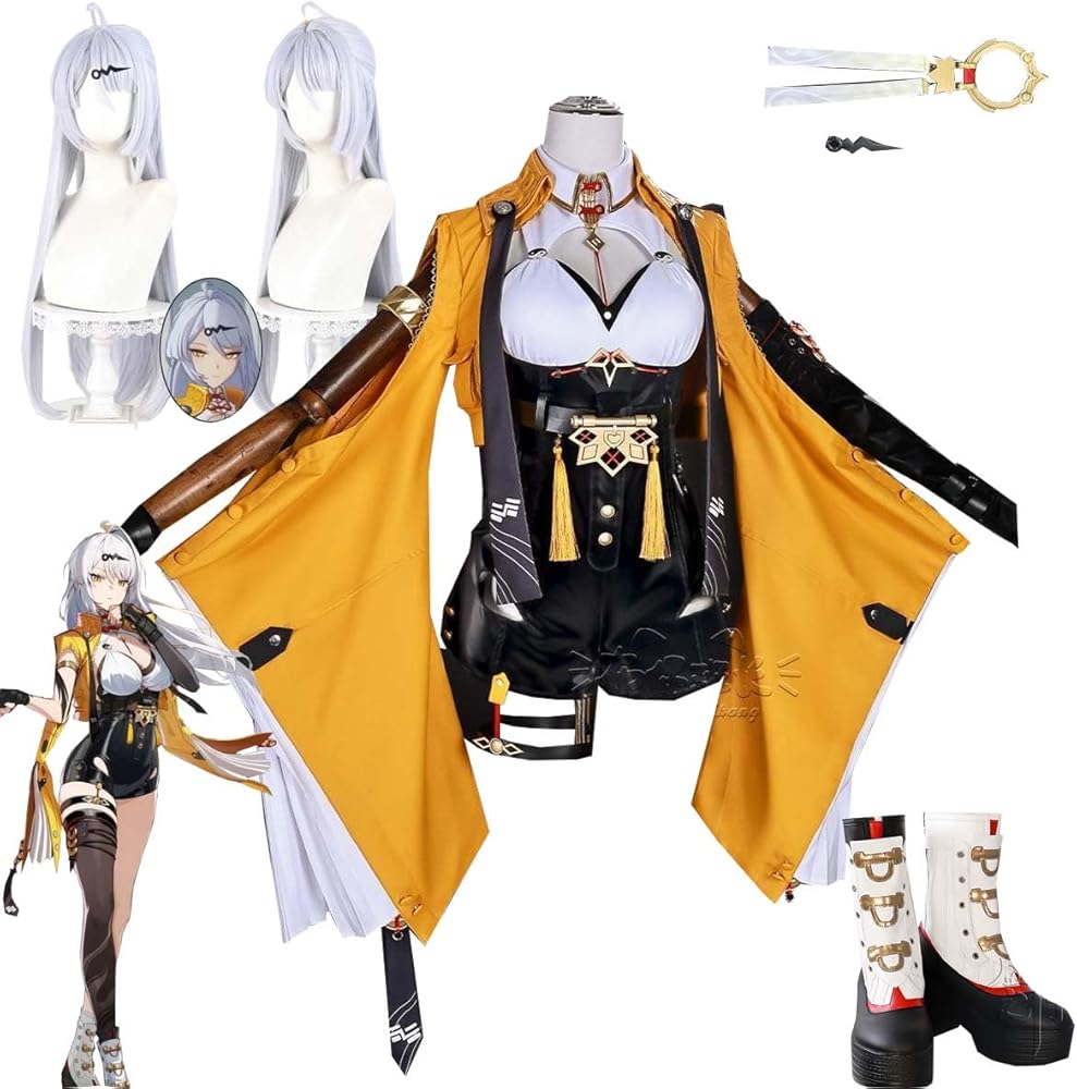 Amazon.co.jp: [あきばれ] ゼンゼロ イーシェン コスプレ衣装 儀玄 全