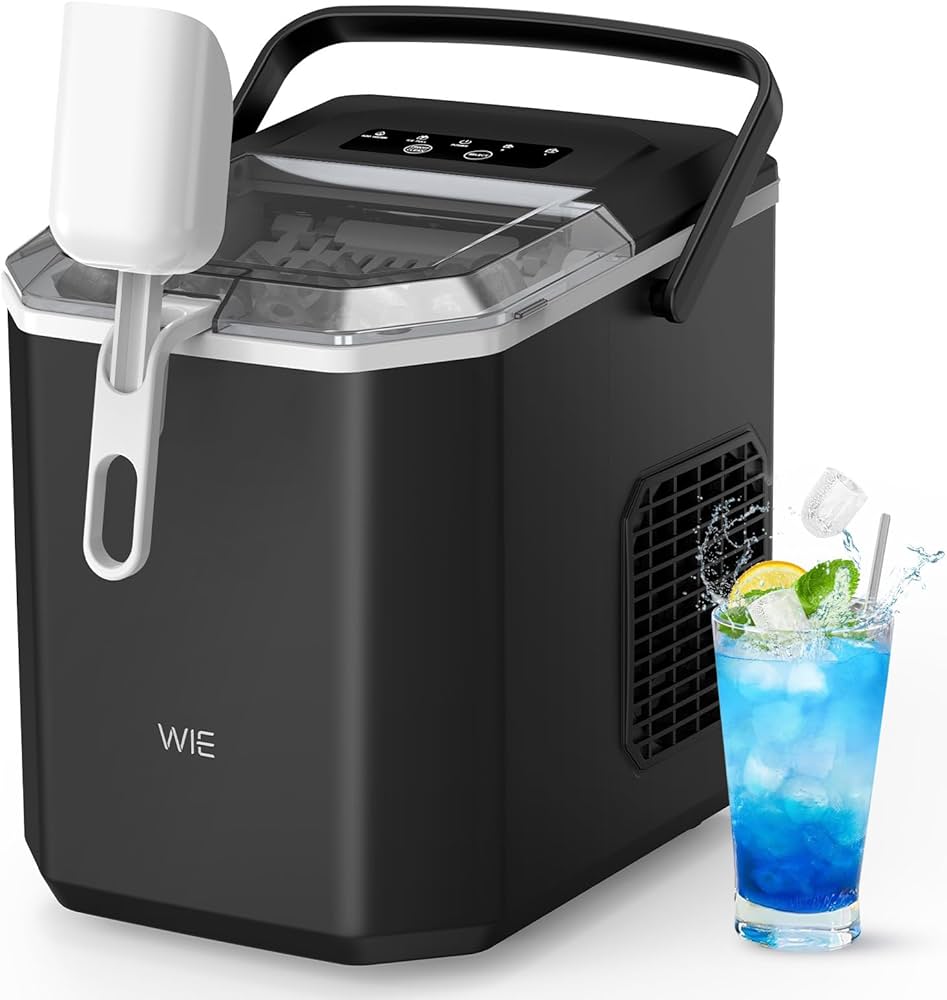 Amazon.co.jp: WIE 製氷機【ハンドル付き氷バスケット 高速製氷 自動