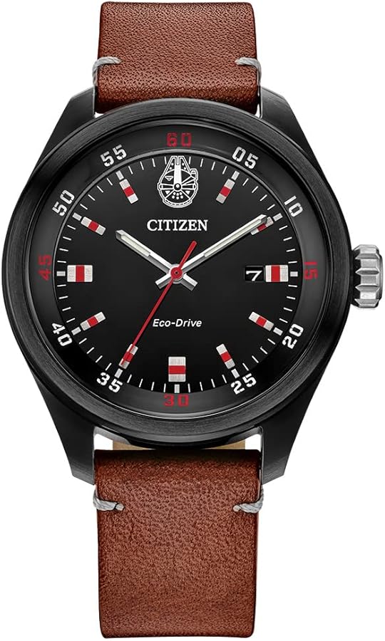 Amazon.com: Citizen Eco-Drive Men's Star Wars Chewbacca Black IP