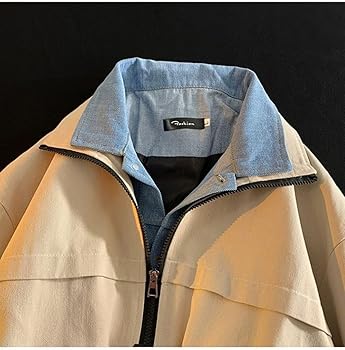 Hesaco Unisex Varsity Jacket, Layered Look Winter Jackets for Men