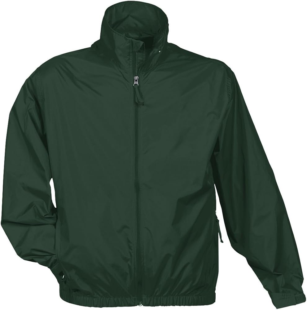 Tri Mountain Men's Lightweight Water Resistant Jacket, Forest
