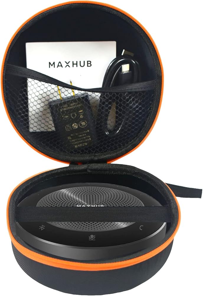 Amazon.co.jp: 会議用スピーカーフォンケース ハードトラベルキャリー