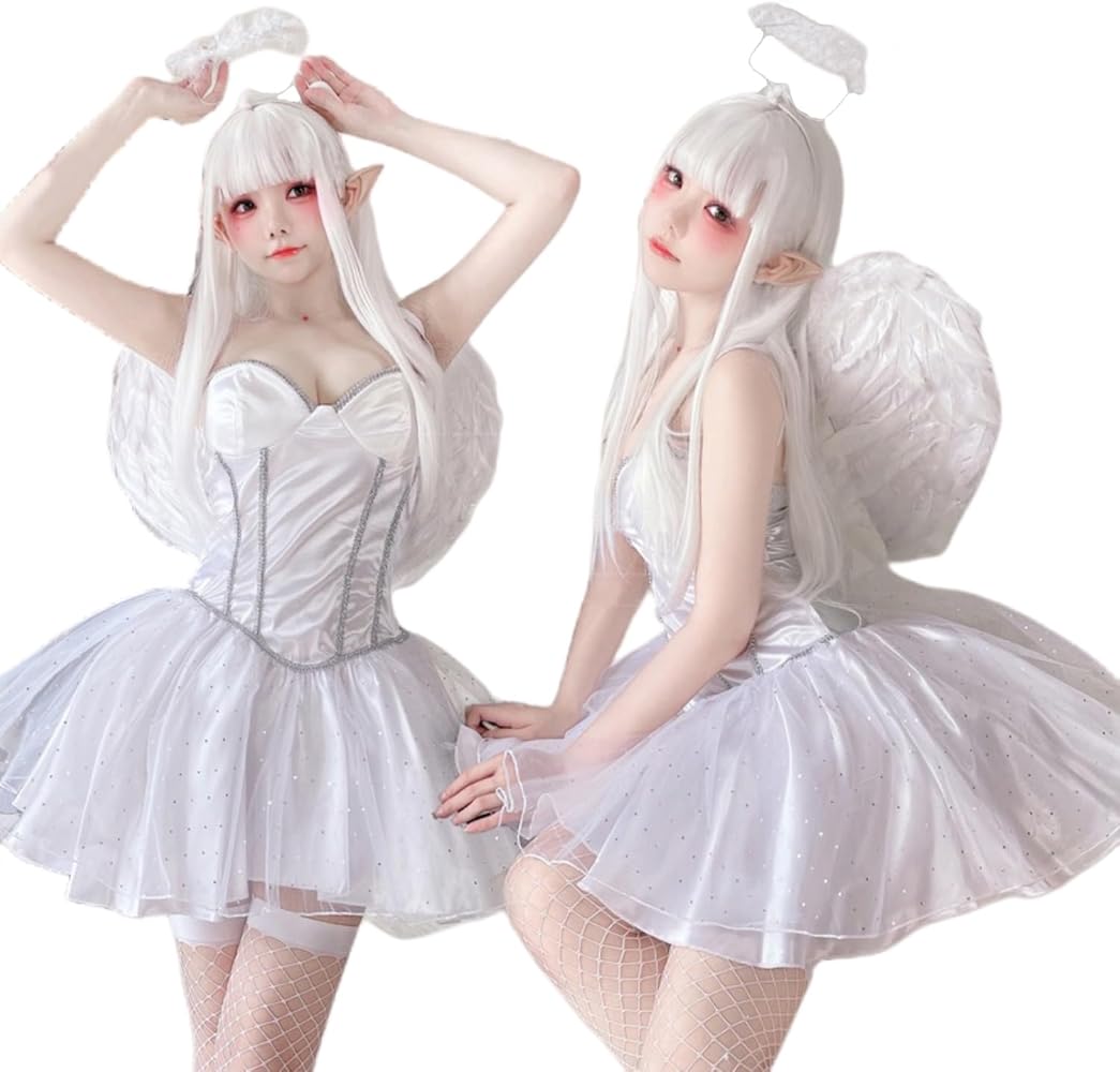 Amazon.co.jp: [JUNDOMECY] 天使 コスプレ 衣装 エンジェル 大人