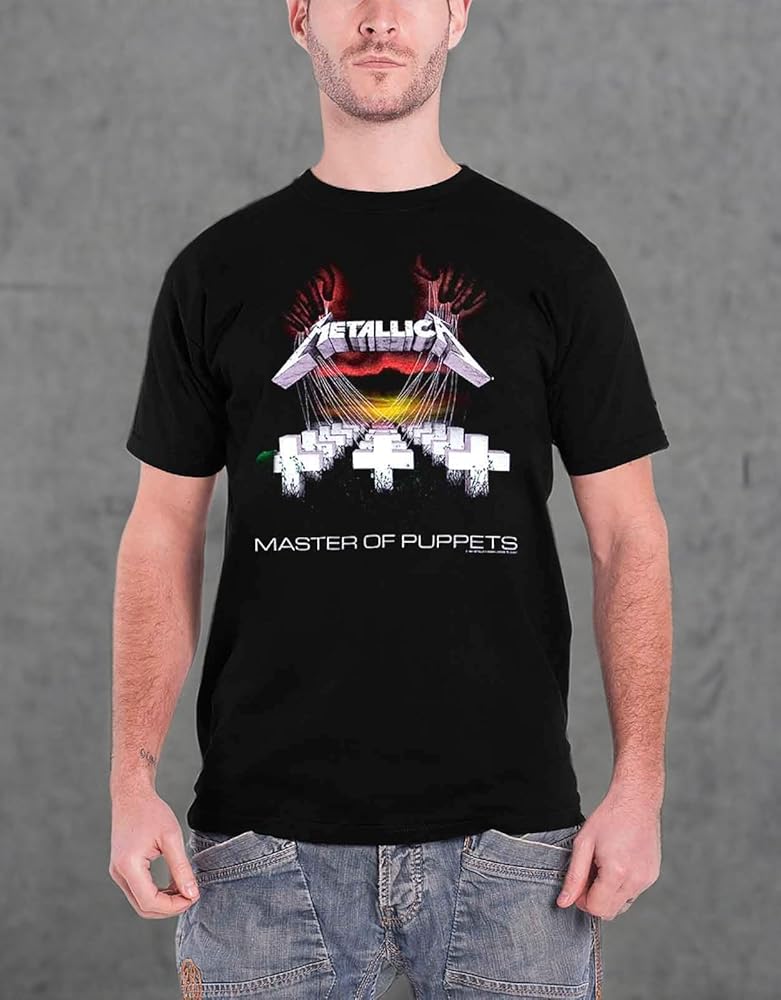 Amazon.com: Metallica T Shirt Master of Puppets Album Tracks