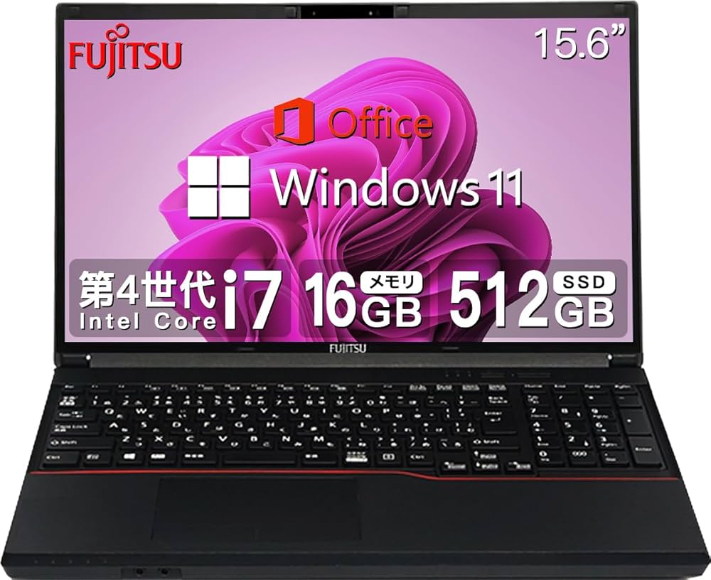 Amazon.co.jp: 【整備済み品】 【今だけメモリ16GB】富士通 ハイ