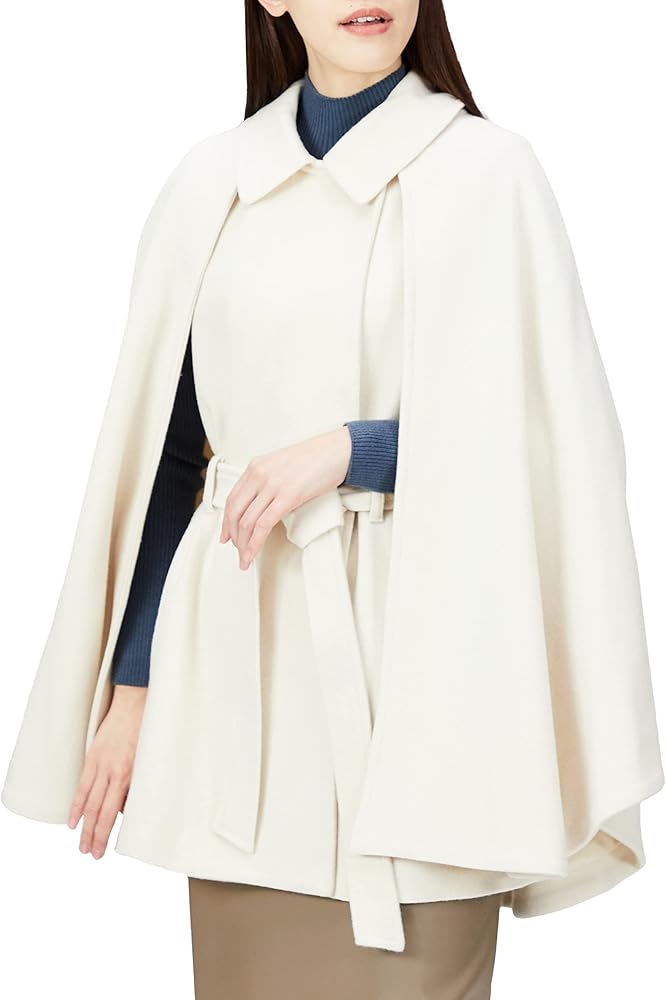 Amazon | [リリーブラウン] RESCWOOL 2WAYケープコート LWFC224041