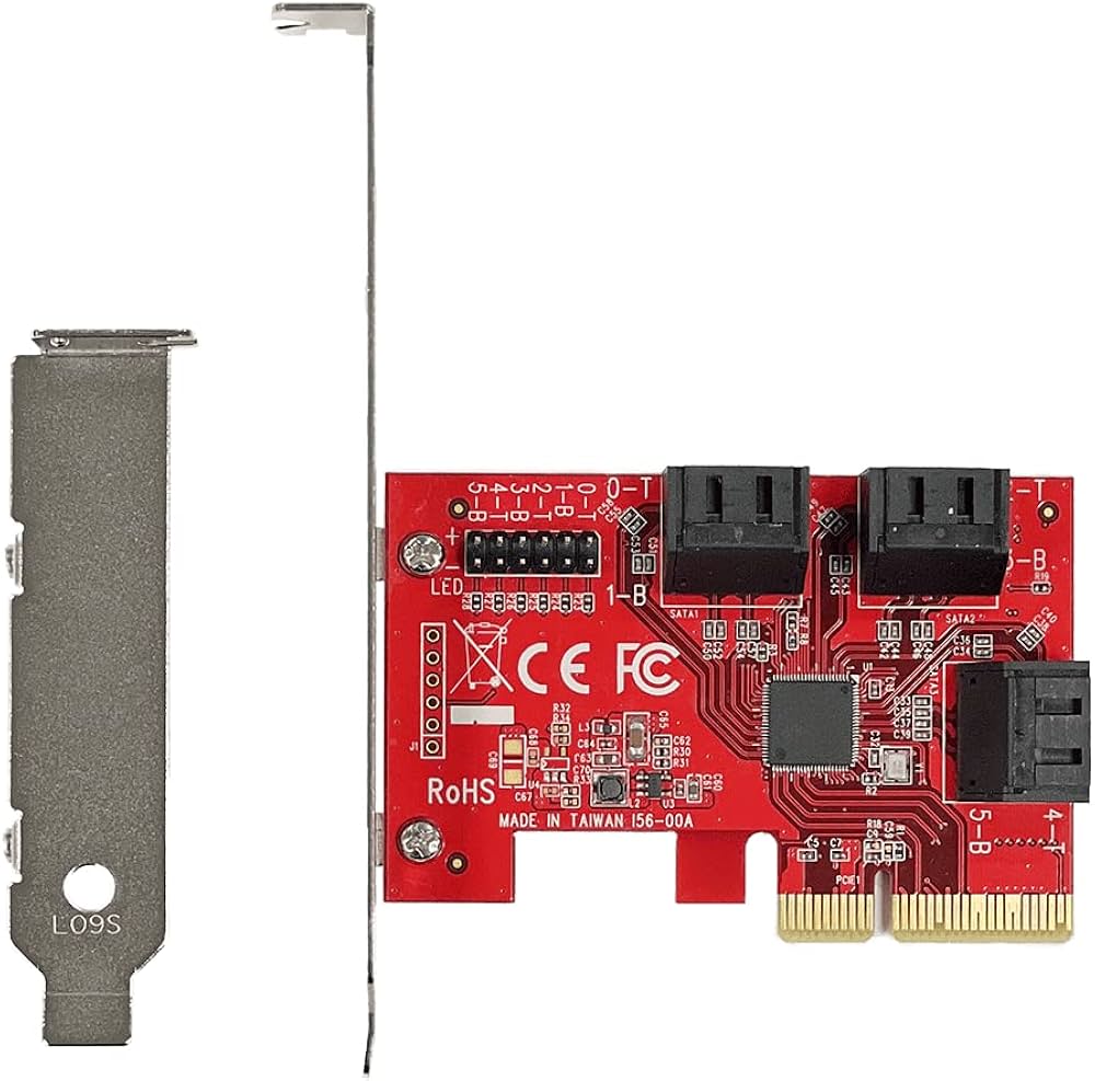 Amazon | 玄人志向 内蔵SATA IIIポート増設IFボード SATA3-I6-PCIE