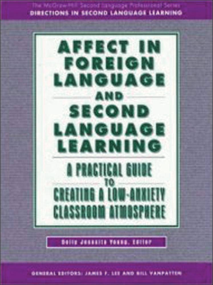 Amazon.com: Affect in Foreign Language and Second Language