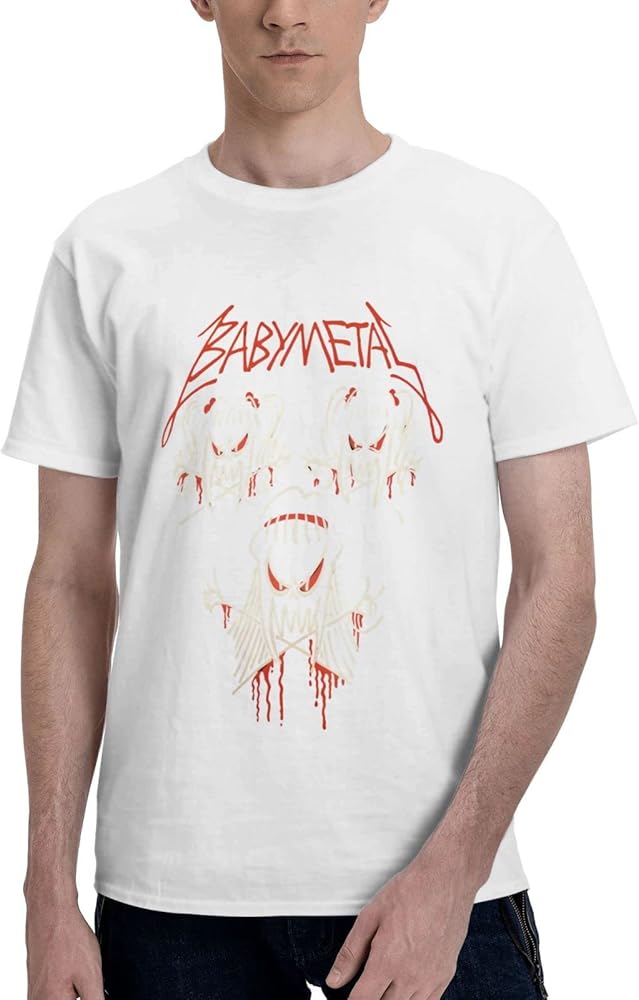 Amazon | 半袖tシャツ メンズ ベビーメタル Babymetal ティーシャツ