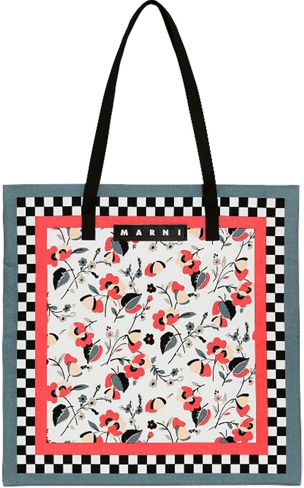 Amazon | [Marni] マルニ バンダナトート カバン 【FLOWER CAFE