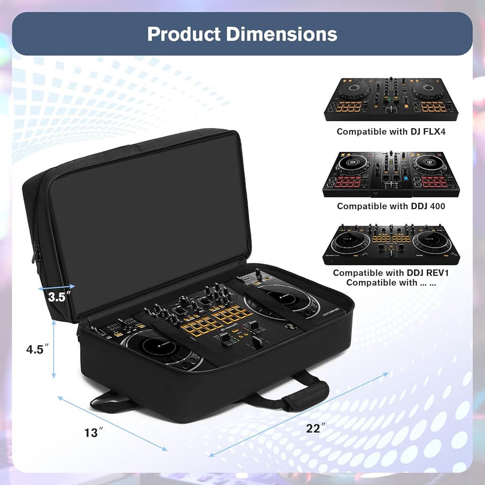 Amazon.com: Cxinesbag DJ Controller Case Compatible with Pioneer