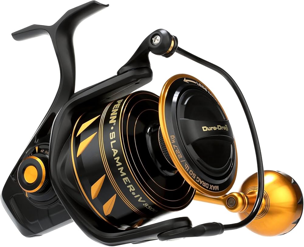 Amazon.com : PENN Slammer IV Spinning Black Gold 15 oz : Sports