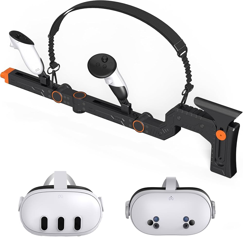 Amazon.com: [Ambidextrous Design] VR Gun Stock for Meta Quest 3