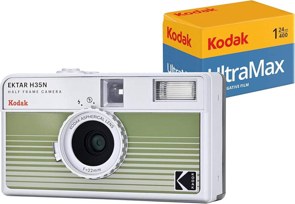 Amazon | KODAK EKTAR H35N ハーフフレーム フィルム カメラ バンドル