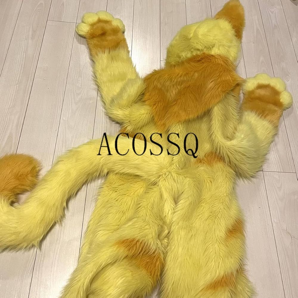 Amazon.co.jp: [ACQ] Z 一体型 ケモノ 着ぐるみ fursuit フルスーツ