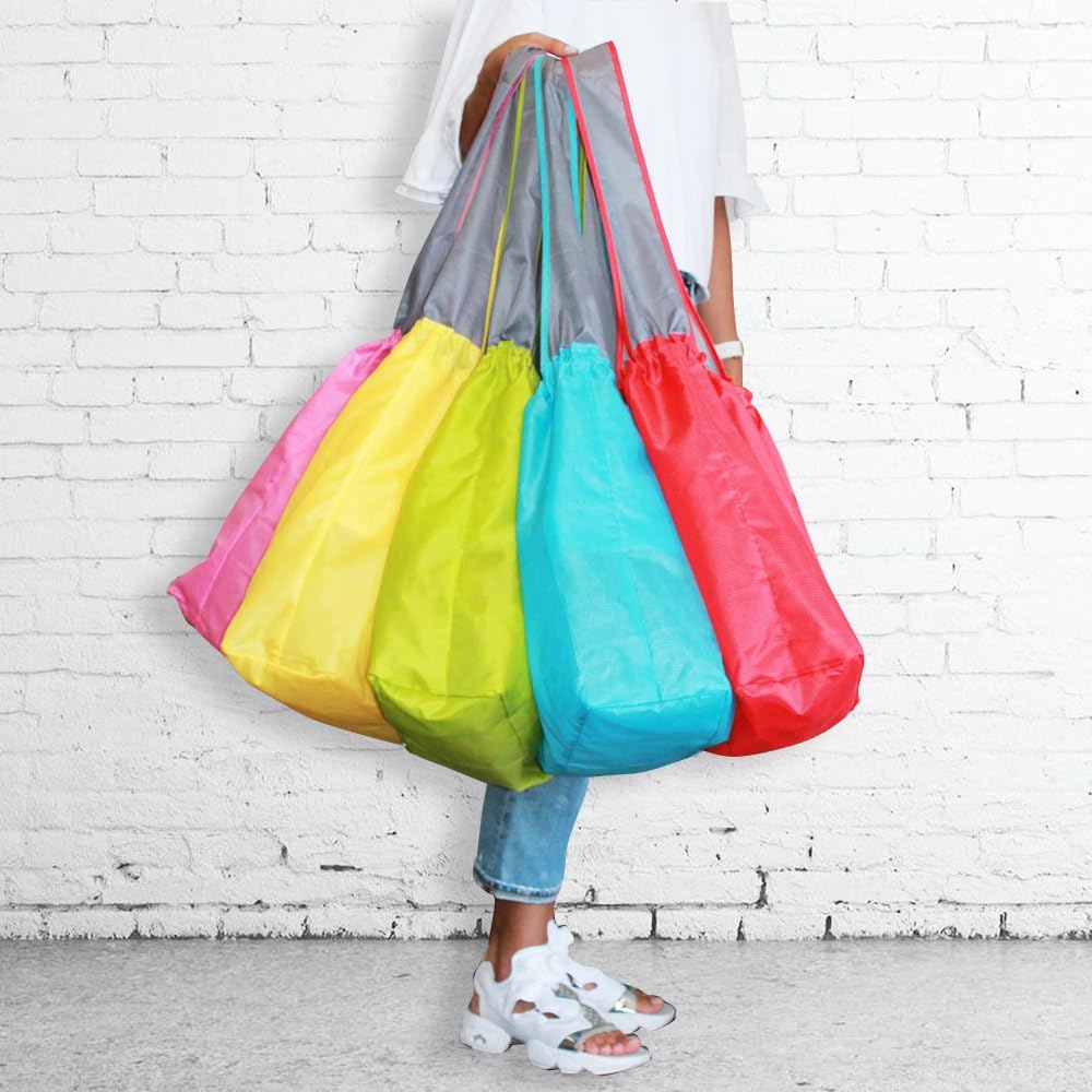 Amazon.com: EcoJeannie 2 Pack Ripstop Nylon Draw-String Reusable