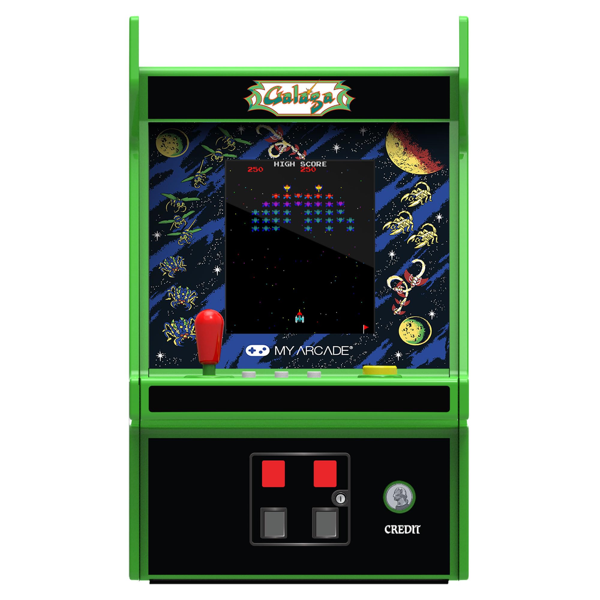 Amazon.co.jp: My Arcade Galaga Micro Player Pro、2 ゲーム in 1
