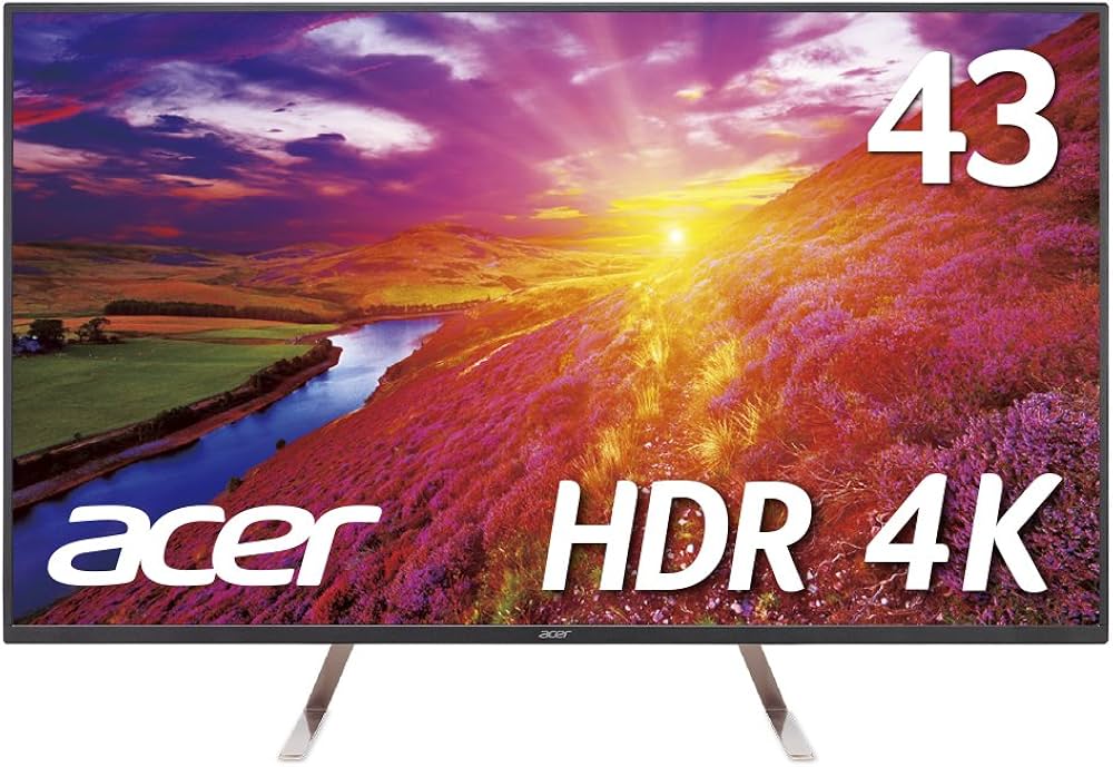 Amazon.co.jp: Acer モニターディスプレイ ET430Kbmiiqppx 43インチ