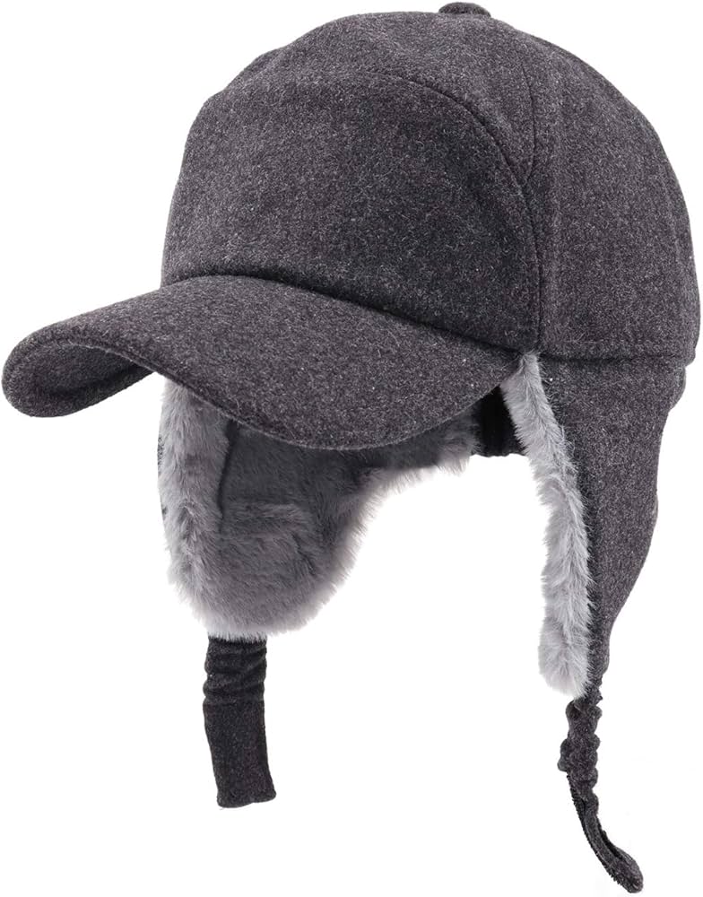 Amazon.com: Gisdanchz Winter Cap with Visor Winter Earmuffs Cap