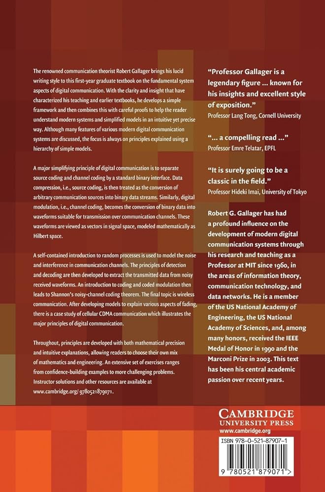 Principles of Digital Communication: Gallager, Robert G
