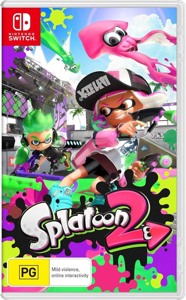 Splatoon Switch本体 2.3のカセット付き Splatoon Switch本体 2.3の