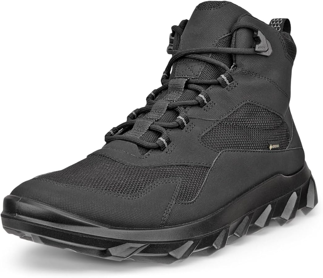 Amazon.com | ECCO MX Mid Boot GORE-TEX,BLACK/BLACK,5-5.5 | Hiking