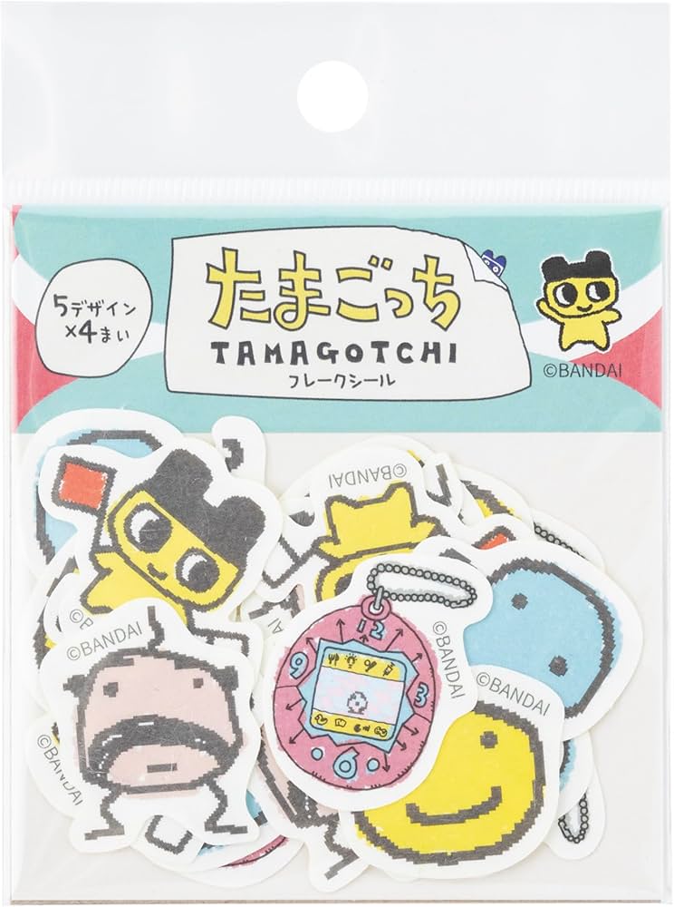 Amazon.co.jp: たまごっち フレークシール ともだち1 KFS-TM1 : おもちゃ