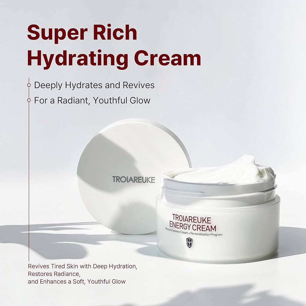Amazon.com: TROIAREUKE Energy Cream, Moisturizing Facial Night