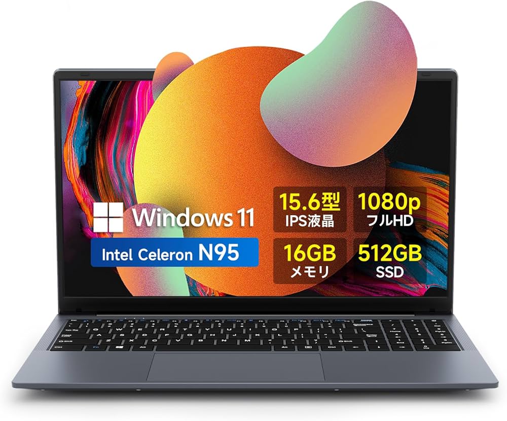 Amazon.co.jp: ノートパソコン 15.6インチ Windows 11 第12世代 N95