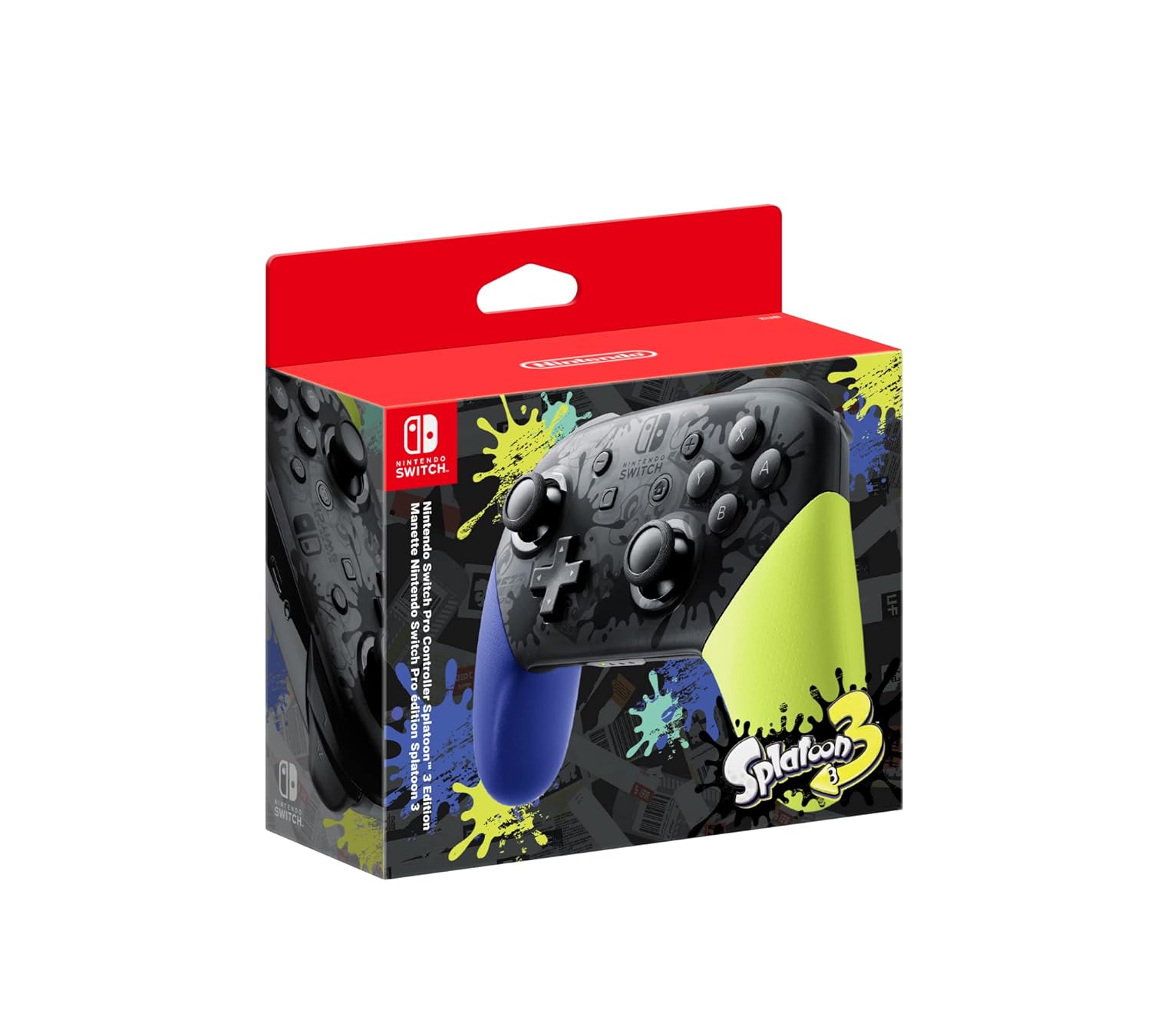 Official Nintendo Switch Pro Controller - Splatoon 3 Edition | eBay