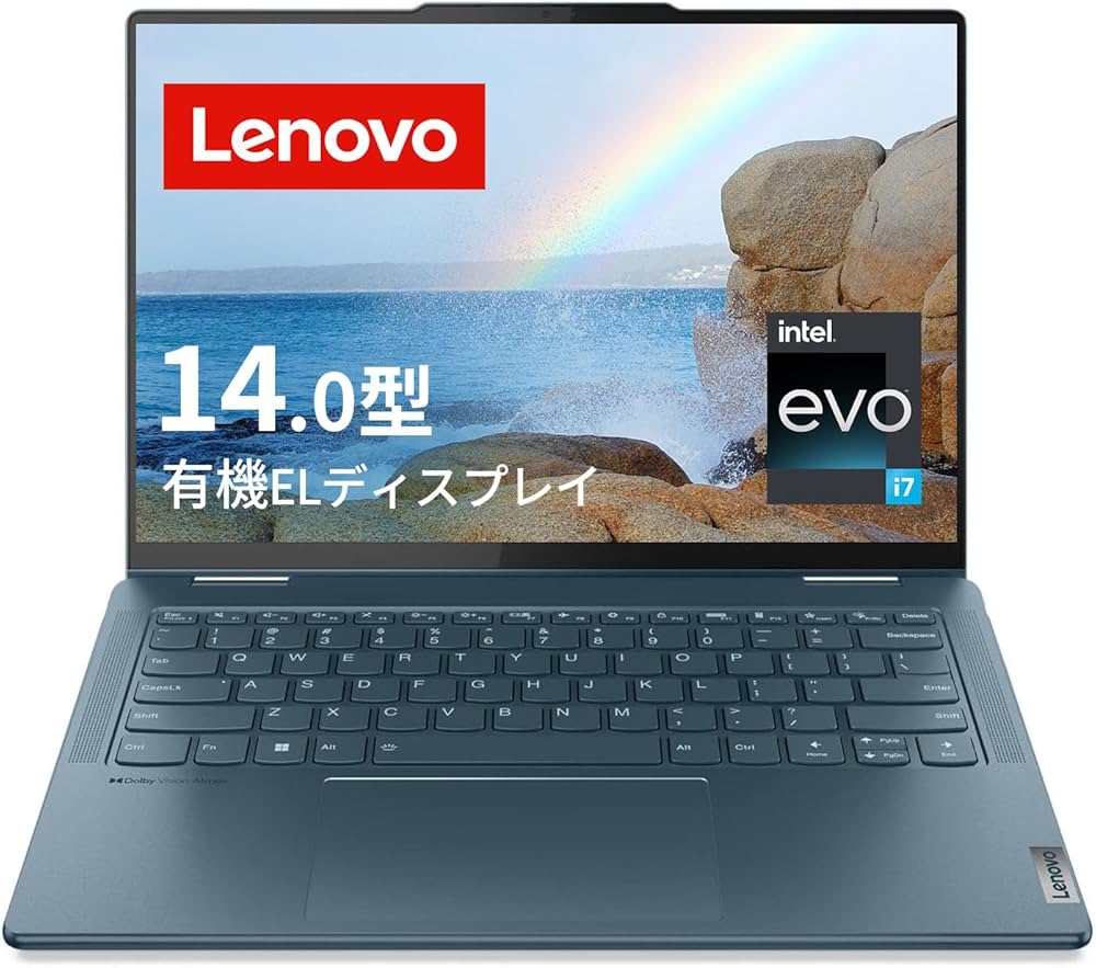 Amazon.co.jp: Lenovo Yoga 7i Gen 8 ノートパソコン 14.0インチ 2.8K