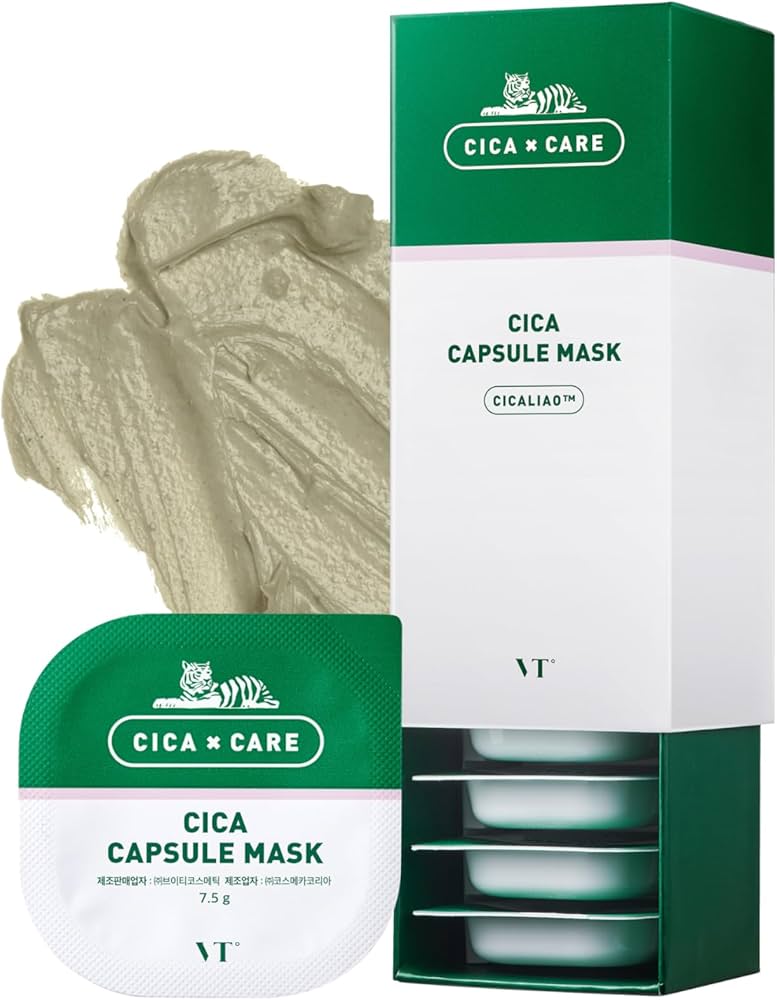 Amazon.com : VT COSMETICS CICA Capsule Mask, Soothing, Korean